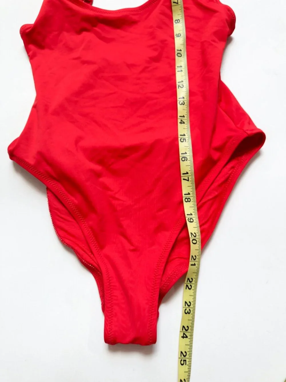 Skims Signature Swim Scoop Neck One Piece Ruby Red Size Medium NEW NWT